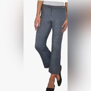 Max & Mia Gray Cropped Pants Large NWT | Soft Stretch Everyday Chic Style